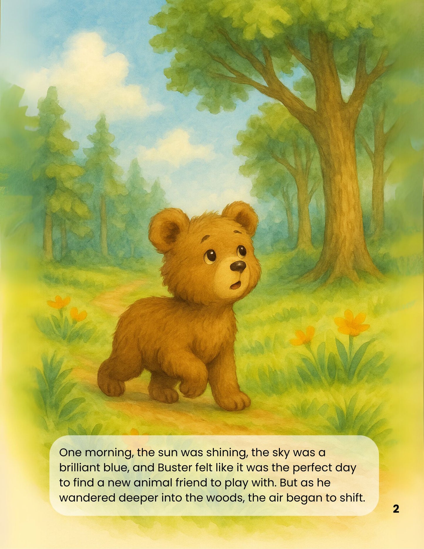 Buster Bear - Can He Escape the Storm? (Ages 3-8)
