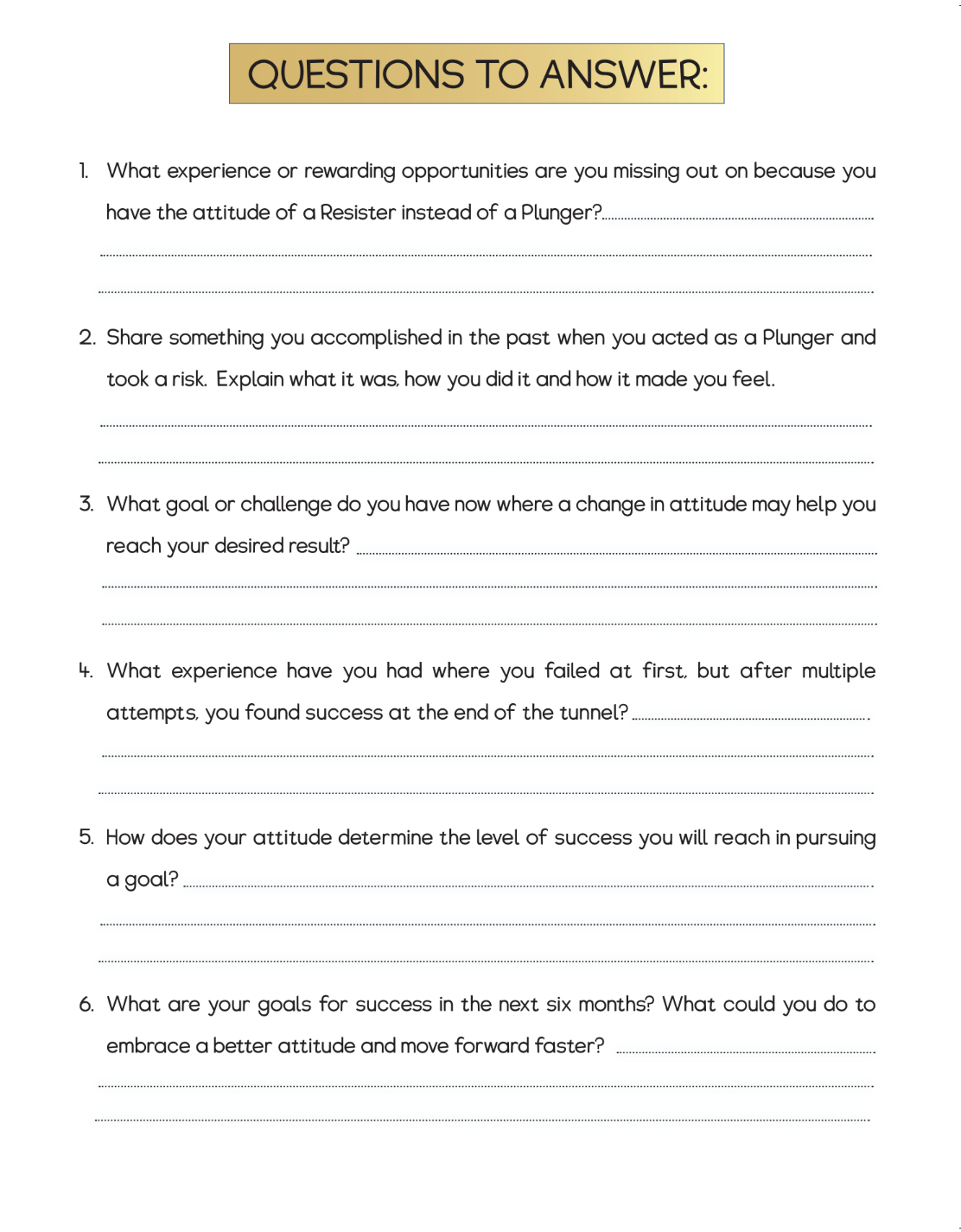 Book 3 - Attitude - It Will Determine Your Performance (Ages 4-12)