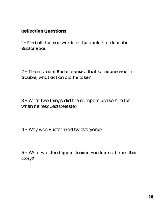 Buster Bear -  And His Heroic Adventure (Ages 3-7)