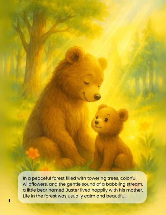 Buster Bear - Can He Escape the Storm? (Ages 3-8)