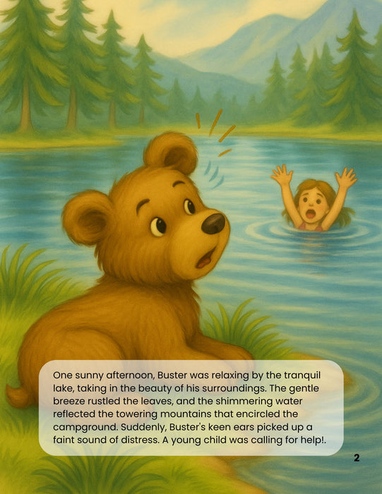 Buster Bear -  And His Heroic Adventure (Ages 3-7)