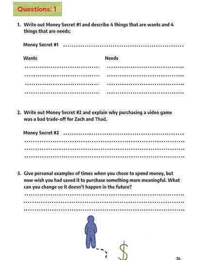 Zach Discovers the 4 MONEY SECRETS - (Ages 8-12)